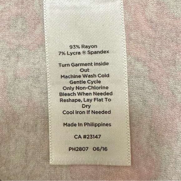 Talbots Red Floral Faux Wrap Dress - Picture 8 of 10